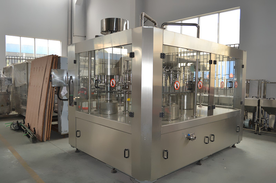 9KW Juice Filling Machine Drinks Bottle Washing Filling Capping 3-in-1 Machine 18000BPH