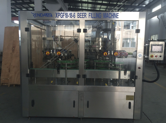Beer Washing Filling Capping 3-in-1 Carbonated Glass Bottle Carbonated Drink Filling Machine