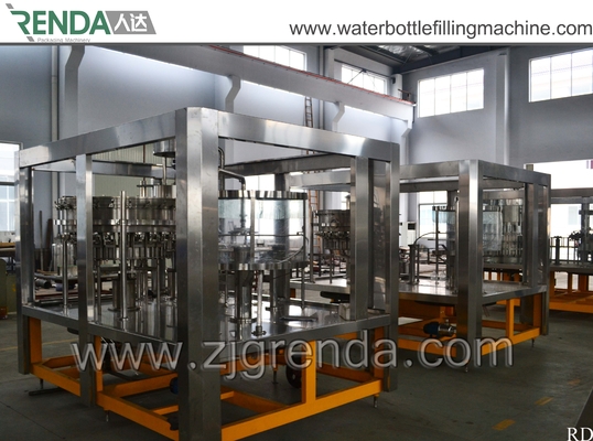 Bottle Packing Carbonated Drink Filling Machine , Liquid Filling Machines in 220V 110V