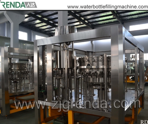 Automated Stainless Steel Carbonated Drink Filling Packaging Machine Coca Cola Soda Water