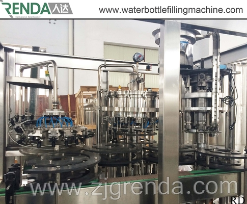 Drink Tea Wine Beer Filling Machine Unit , POP Can Filling Machine for Sale