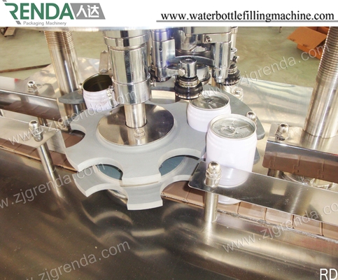 Electric 110V Can Filling Machine for Tea Juice Bottle Packing Machines
