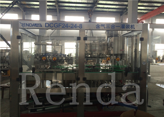 Automatic Carbonated Drink Filling Machine , Carbonated Beverage Filling Machines