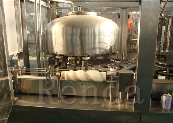 Drink Liquid Can Filling Machine For Soda Water / Coca Cola / Juice/Gas Drinks