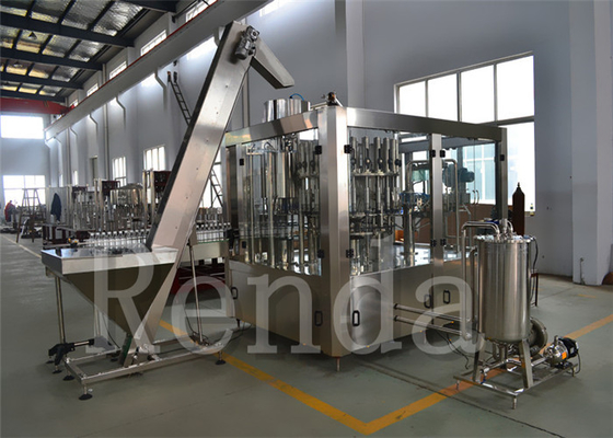 Electric Driven Type Full Automatic Liquid Juice Filling Machine With Stainless Steel Material