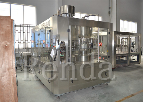 380V Fruit Juice PET / Glass Bottle Juice Filling Machine Electric Driven 9200 Kg