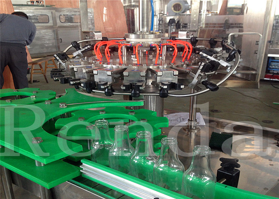 Juice Rinser Filler Capper Beverage Juice Filling Machine For Glass / PET / Cans Bottle