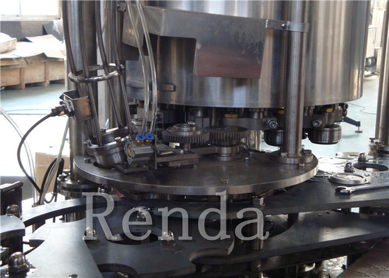 9KW 220V Carbonated Drink Filling Machine with Gas Sealing / Cans Washing Coconut Porridge
