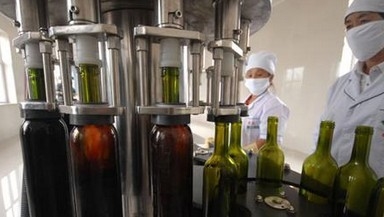 Προσαρμοσμένος εξοπλισμός μηχανών πλήρωσης κρασιού εμφιαλώνοντας/κρασιού/υλικό πληρώσεως μπουκαλιών κρασιού